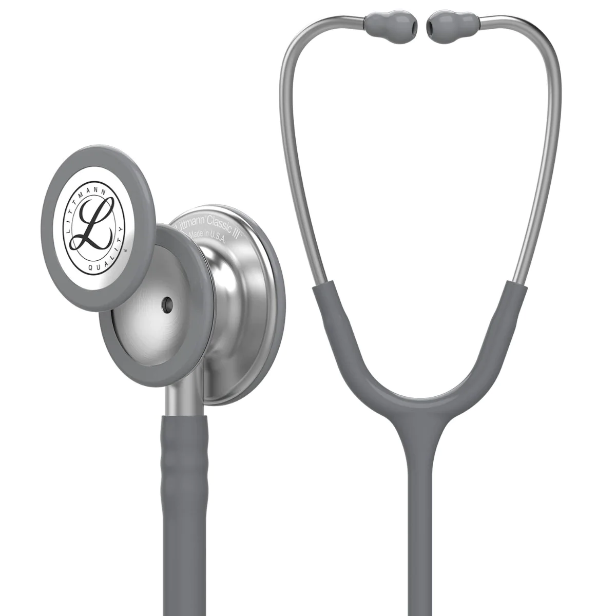 3M™ Littmann® Classic III™ Stethoscope: Grey 5621 - Medgearscrubs 3M™ Littmann® Classic III™ Stethoscope: Grey 5621 - Medgearscrubs