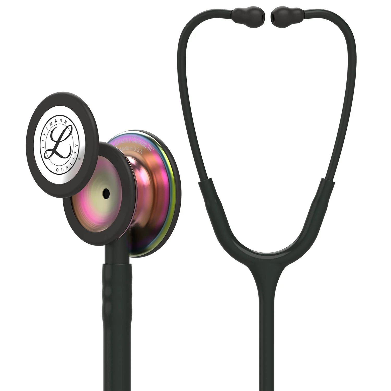 3M™ Littmann® Classic III™ Stethoscope: Rainbow & Black 5870 - Medgearscrubs 3M™ Littmann® Classic III™ Stethoscope: Rainbow & Black 5870 - Medgearscrubs