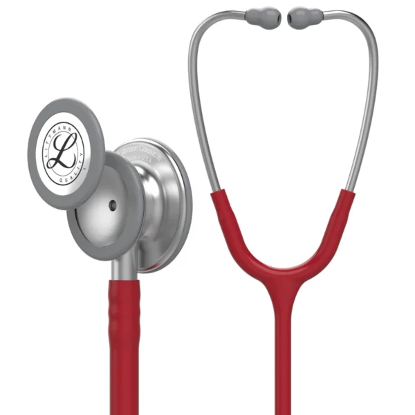 3M™ Littmann® Classic III™ Stethoscope: Burgundy 5627 - Medgearscrubs